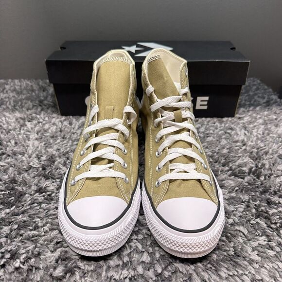 Converse Chuck Taylor Sneakers Shoes Mens Size 10 Toad Brown All Star Hi Canvas - Picture 3 of 6